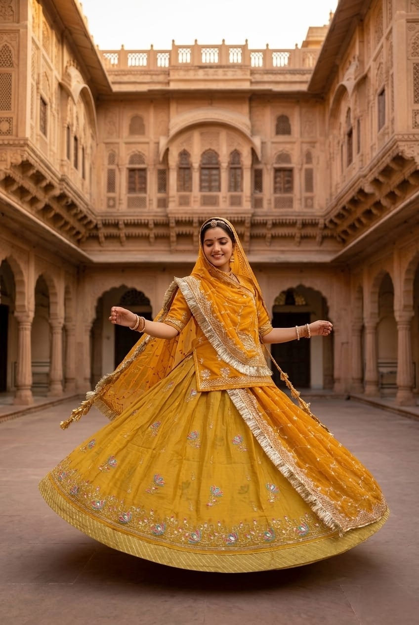 Wedding Partywear Rajputi Poshak